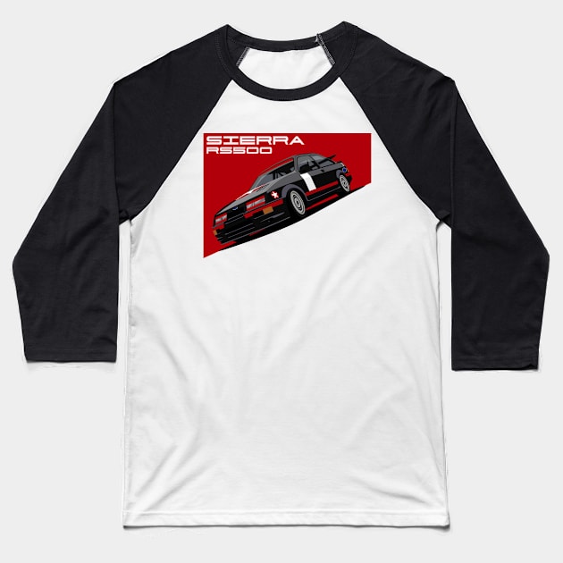 Sierra RS500 Baseball T-Shirt by AutomotiveArt